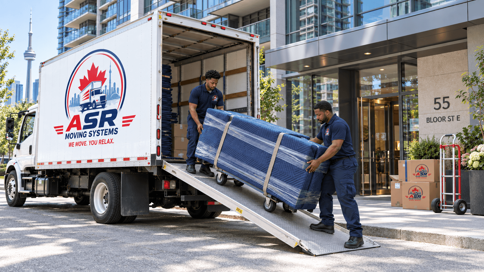 Condo & Apartment Moving by professional ASR movers in the Toronto area