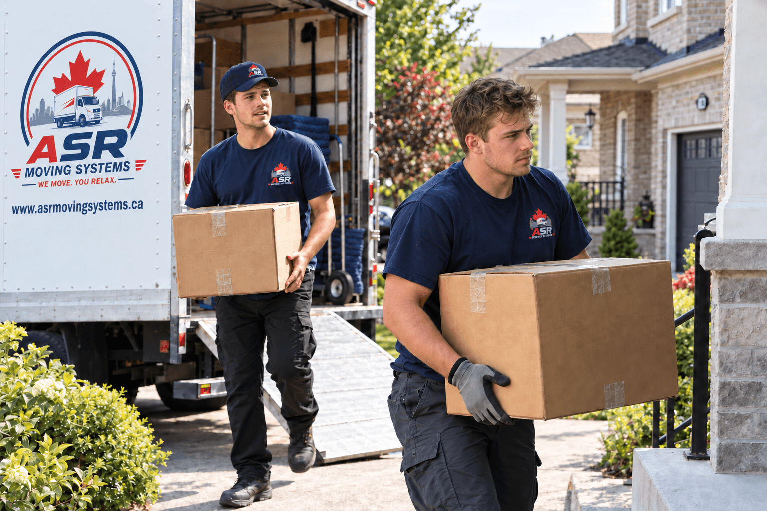 House Moving by professional ASR movers in the Toronto area
