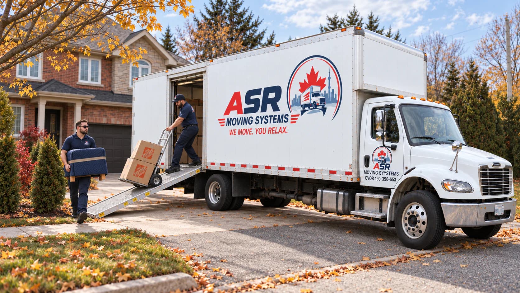 ASR Moving Systems team serving Brampton
