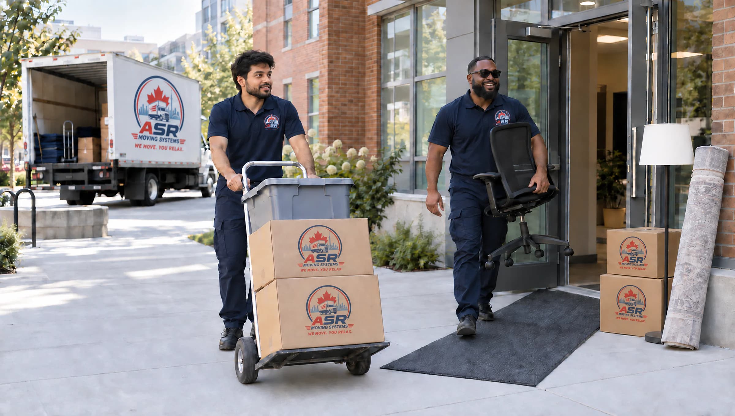 ASR Moving Systems team serving Kitchener/Waterloo